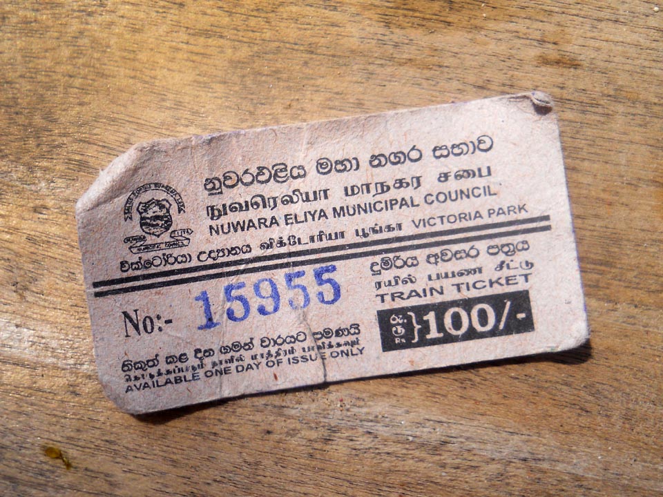 Book Train Ticket Sri Lanka